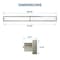 Luxrite 48 Inch LED Vanity Light Brushed Nickel 3CCT 300K-5000K 40W 2800LM Dimmable Over Mirror Light LR32134-1PK - alternate 8